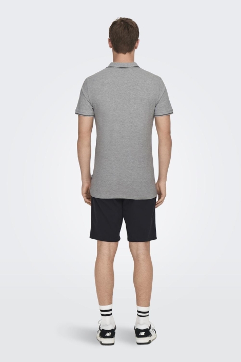Only & Sons onsfletcher slim ss polo noos